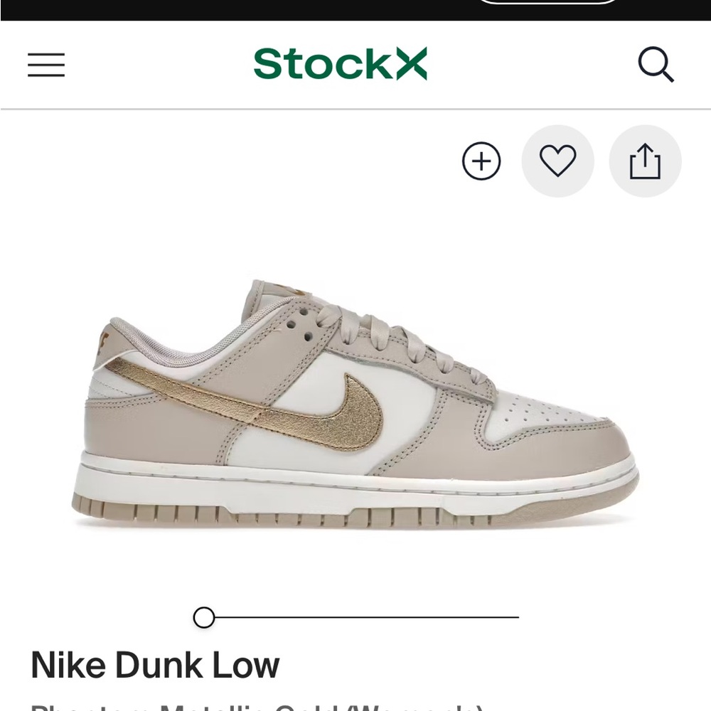 Women’s Nike Dunk Low Metallic Sneakers/Shoes